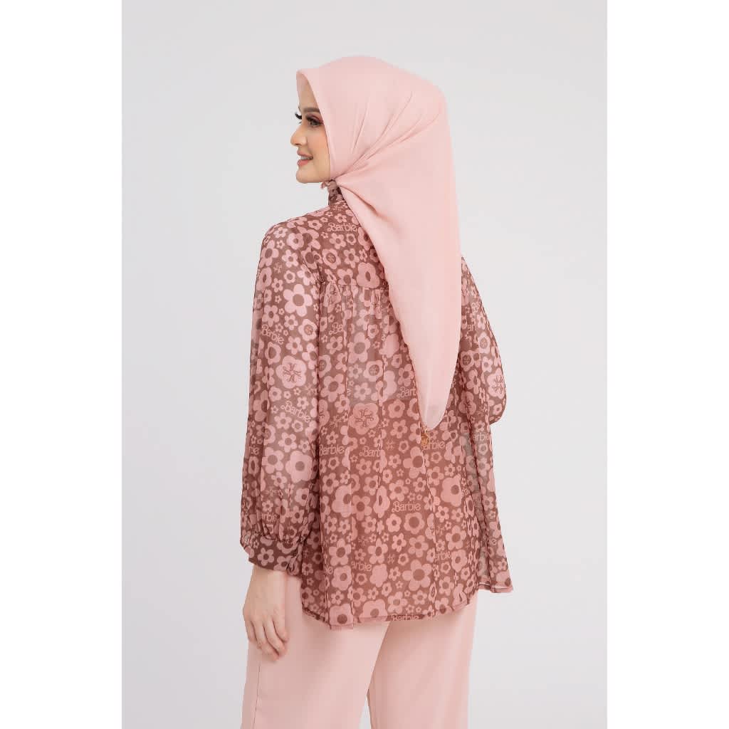 The Barbie Flower Retro Blouse